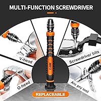 Vista 3 de 【2024 Nuevo】Kit de herramientas de reparación de reloj Jorest, reemplazo de batería y ajuste de correa, llave para abrir la tapa trasera, abridor