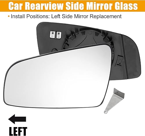 Miniatura 3 de X AUTOHAUX Espejo retrovisor izquierdo del coche con placa de respaldo para Opel Zafira B 2005-2008 1426545