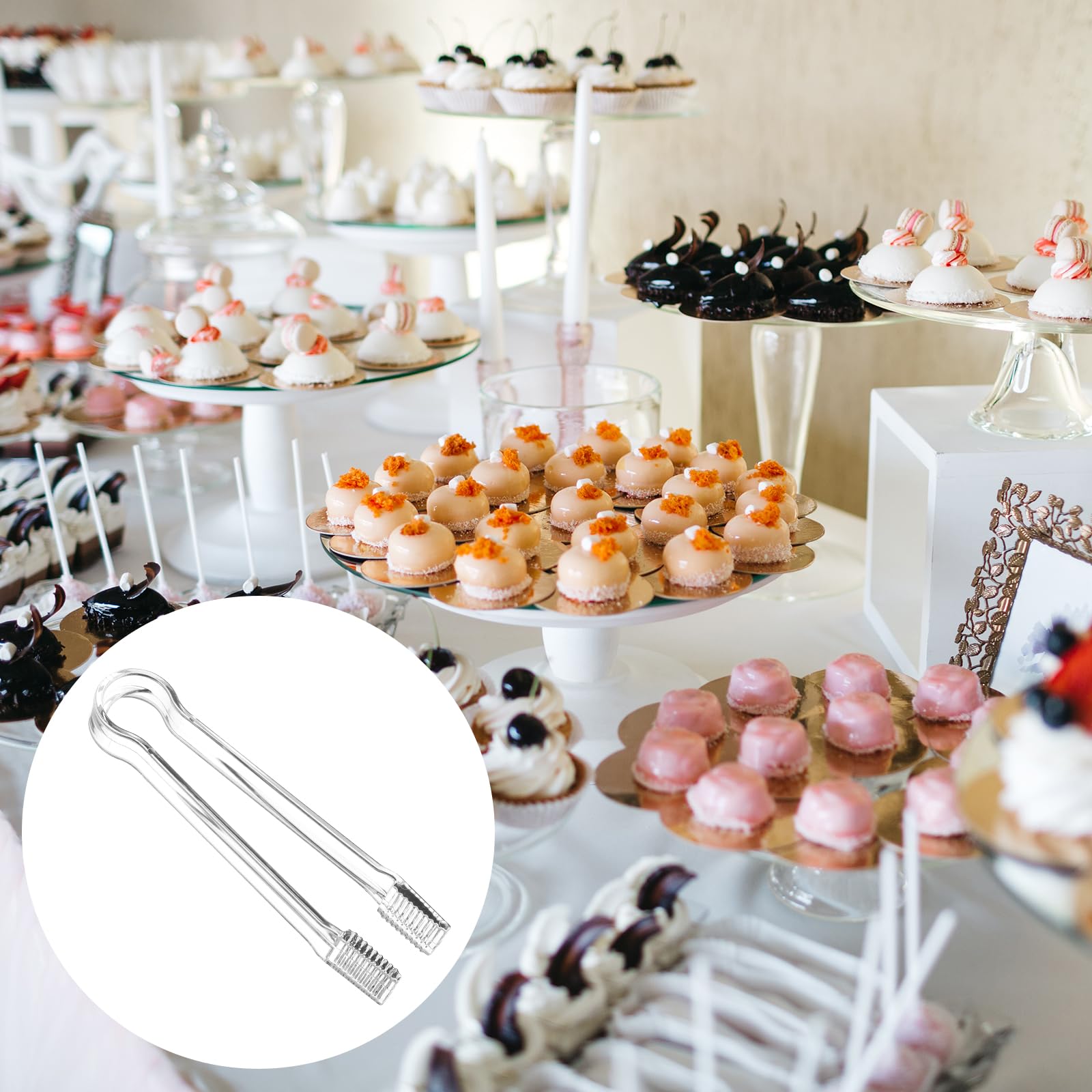 Lot De 8 Pinces à Sucre Et Glaçons En Inox 304 – Idéal Pour Buffet, Mariage, Fête Ou Usage Quotidien