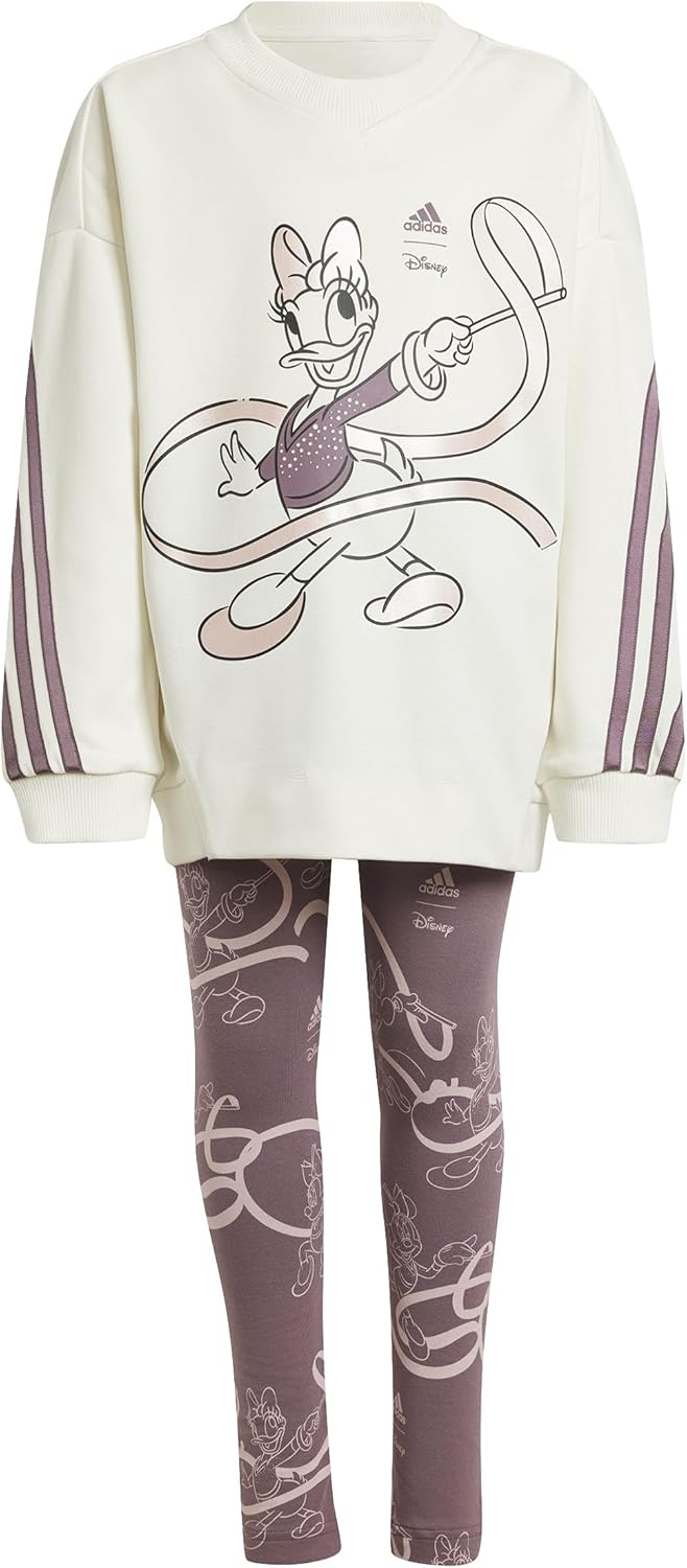 adidas girls Disney Minnie and Daisy Jogger Set - Image 2