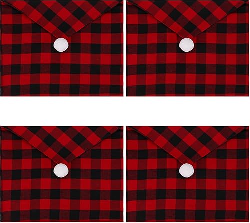 Paquete de 6 fundas para sillas de Navidad, con sombrero de Papá Noel, fundas rojas para sillas de comedor, decoraciones navideñas de Navidad