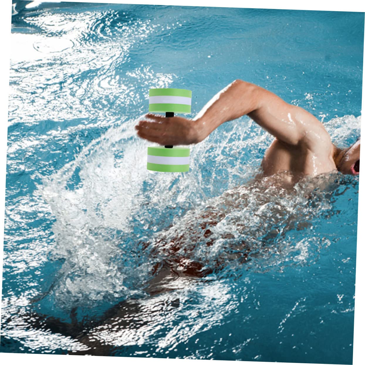 Poids pour piscine | 2 pièces EVA haute densité antidérapant portable, équipement d'aérobic aquatique ensemble d'haltères | Pour adultes en plein air Gym Entraînement Musculaire Sports