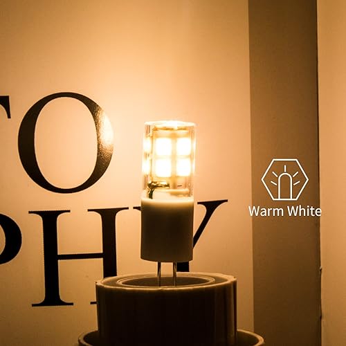 Miniatura 9 de I-SHUNFA Bombilla LED G4 CA 120V Blanco Cálido Paquete de 10