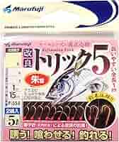Amazon | マルフジ(Marufuji) P-554 改良トリック5 朱留 2組入