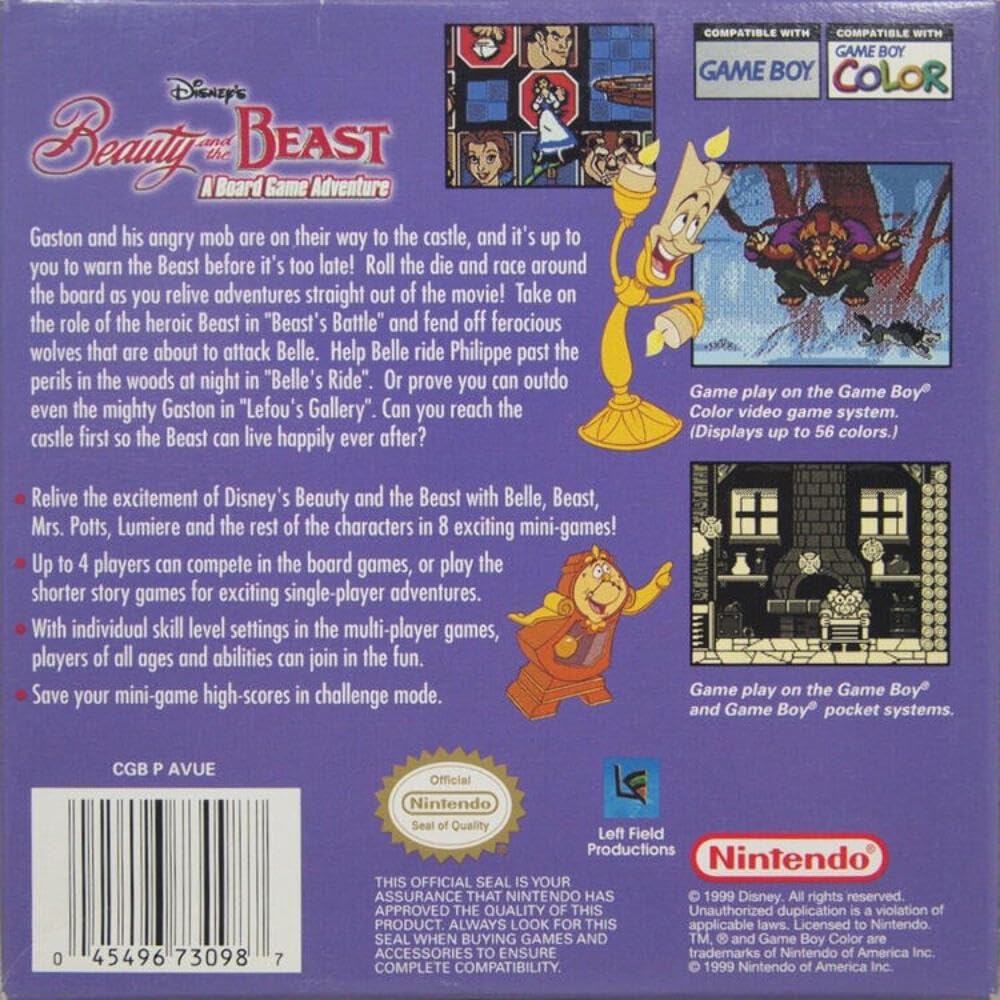 Amazon.com: Disney's Beauty and the Beast: A Board Game Adventure