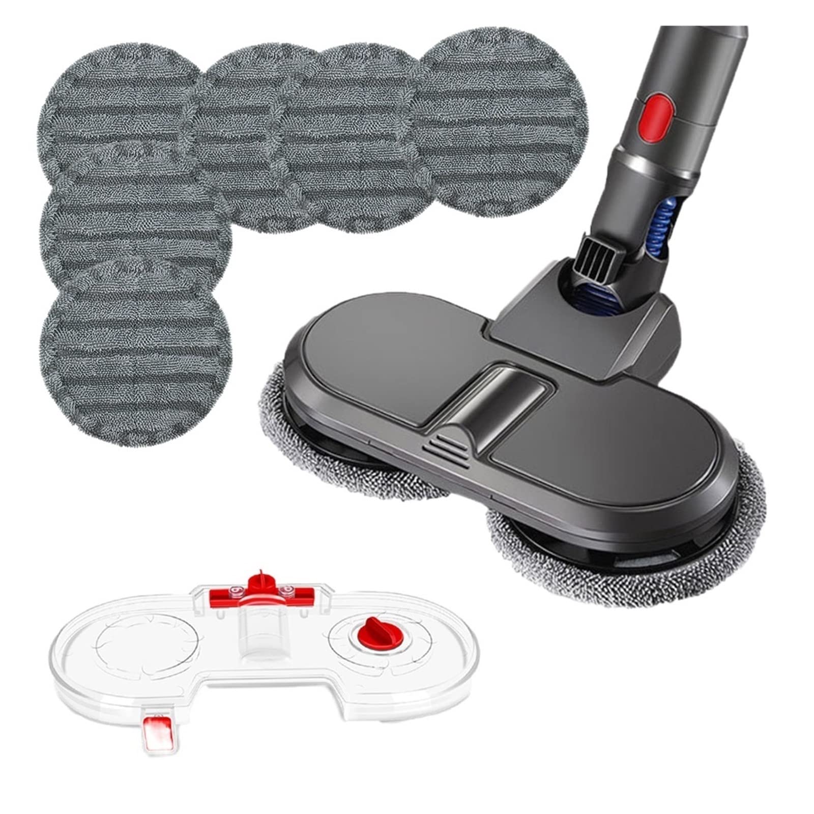 Kompatybilny z Dyson V7 V8 V10 V11. Akcesoria do odkurzaczy Głowica mopa Mop ssący Zintegrowany mop elektryczny do czyszczenia na sucho i na mokro