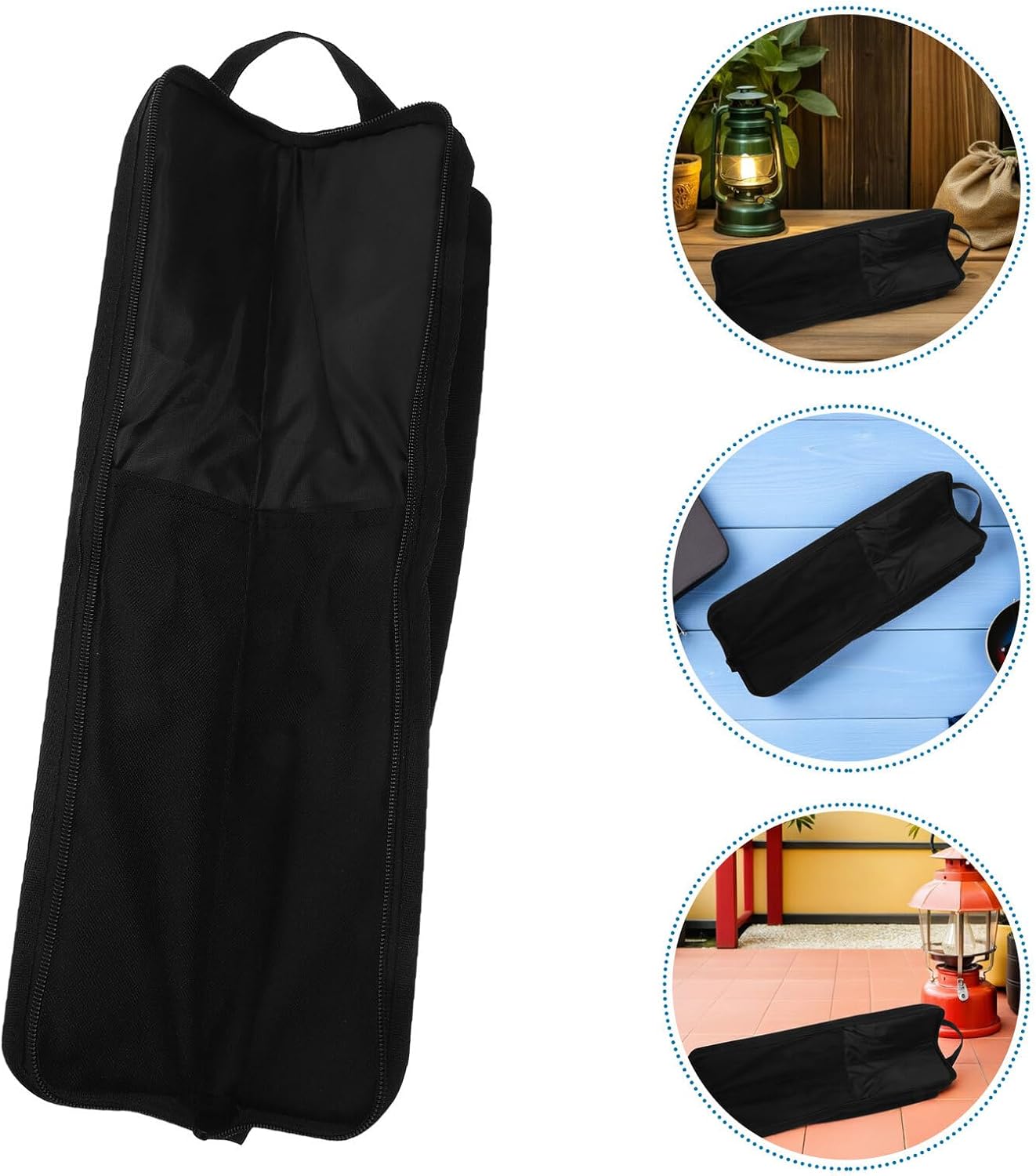 Alipis 2pcs Drumstick Mallet Bags Thickened Storage Pouch for Drumsticks and Percussion Mallets with Shoulder Strap Black Carry Case Suitable for Musicians and Gig Use