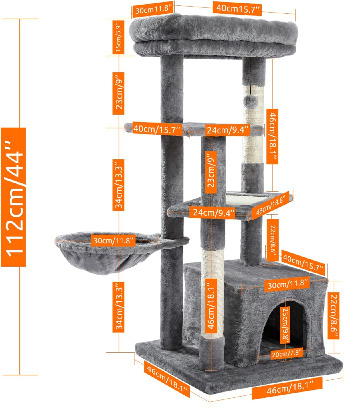 review Cat Tree, 44
