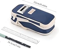 Vista 10 de EASTHILL - Estuche grande de lápices, bolígrafos para niñas adolescentes, Verde