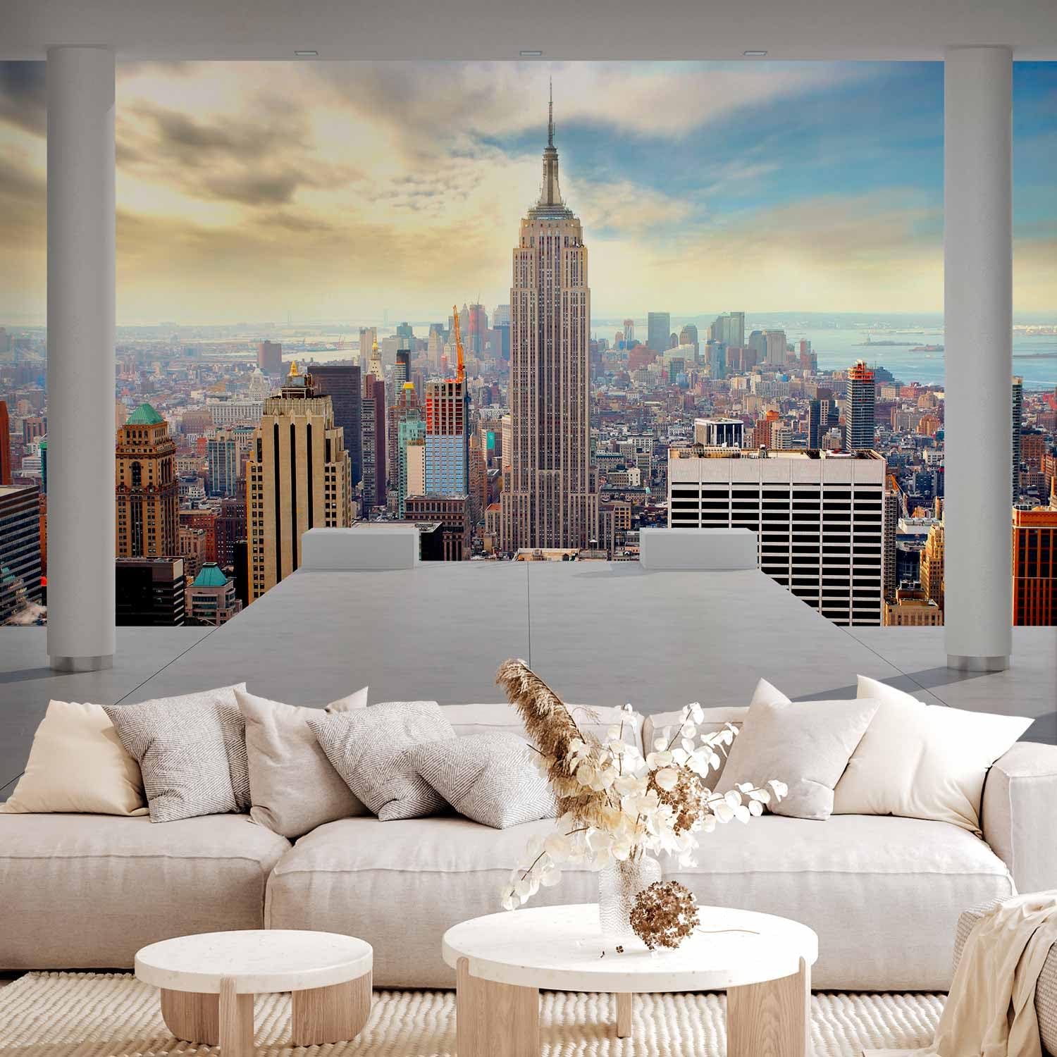 artgeist Wall Mural New York 135x101 in - Peel and Stick Self-Adhesive Wallpaper Removable Large Sticker Foil Wall Decor Print Picture Image Design New York 10110904-35