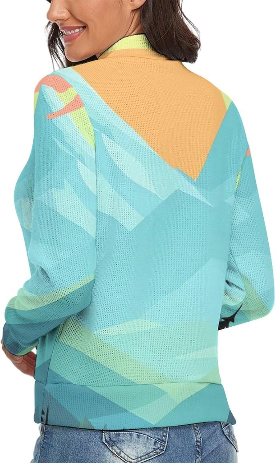 Native American Sweater Womans Long Sleeve Turtleneck Sweater Slim Tops Shirts Thermal Underwear Tops Casual Clothes