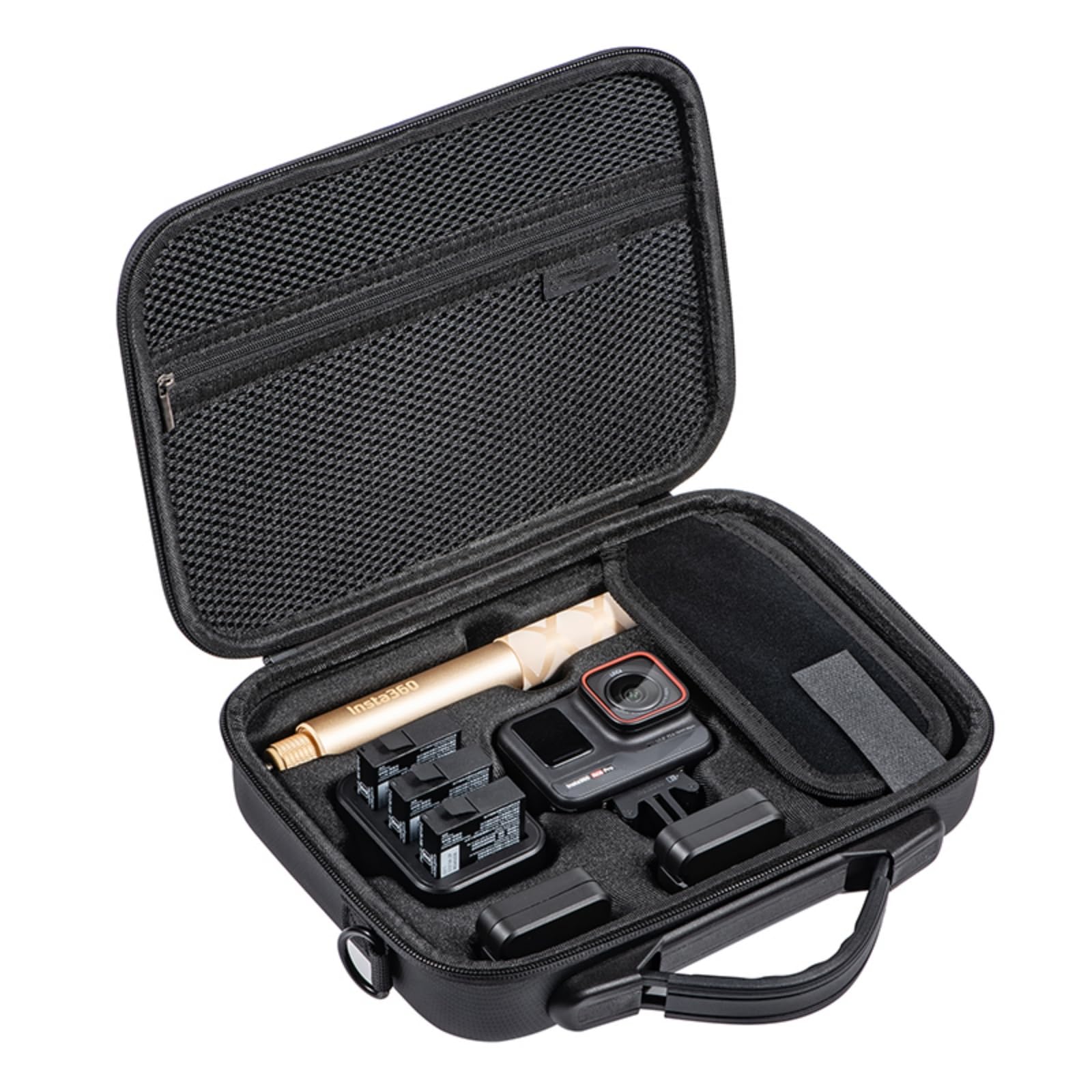 Levigo Custodia rigida per fotocamera sportiva compatibile con Insta360 Ace Pro, accessori per action camera Organizzare custodia protettiva antiurto da viaggio portatile