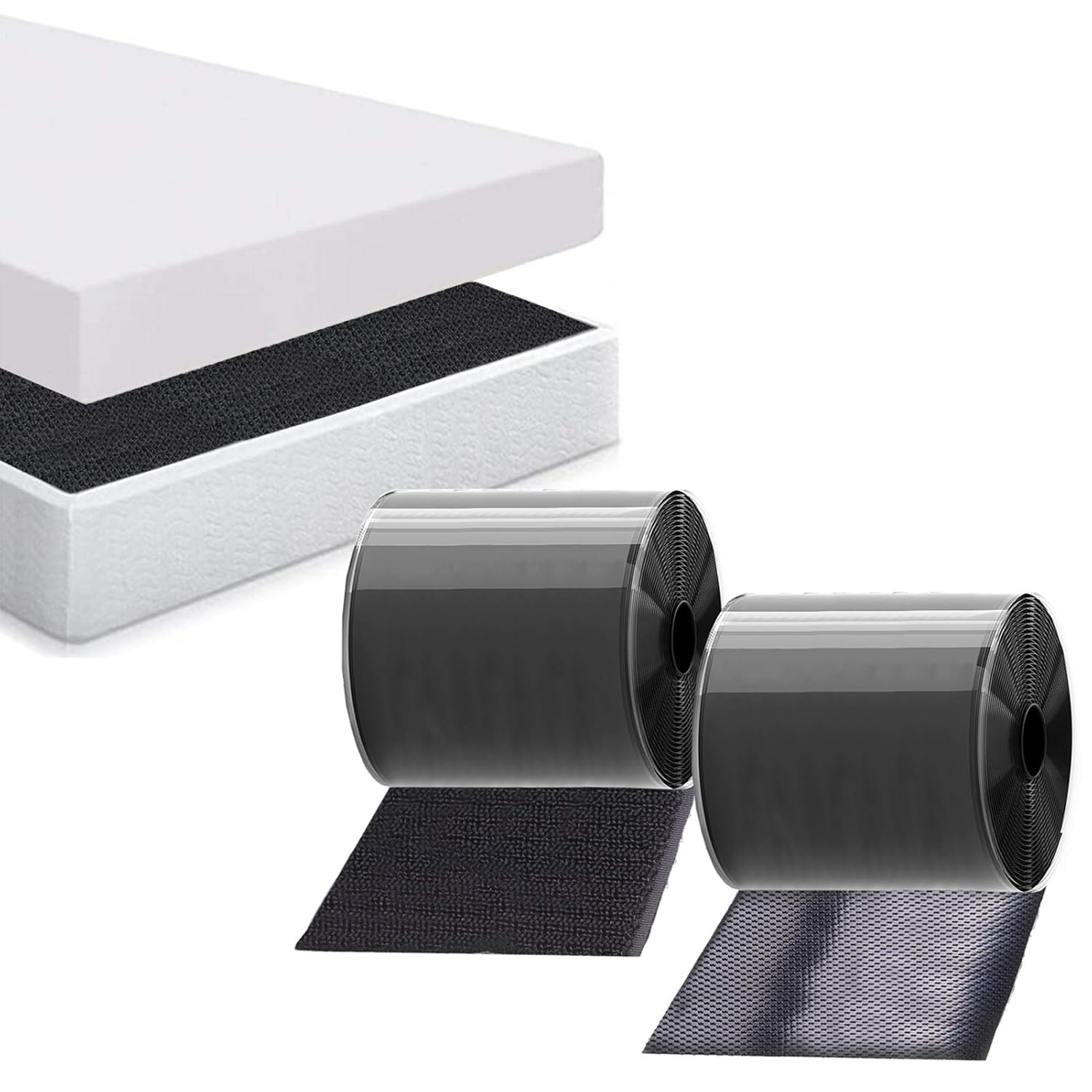 TEUVO Non Slip Mattress Pad, Keep Mattress in Place for a