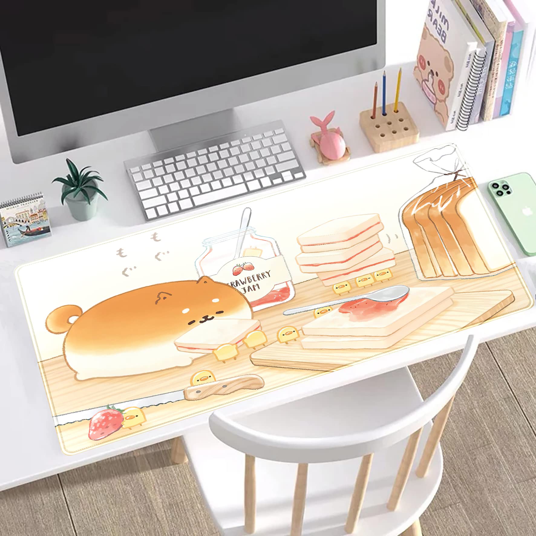 Kawaii - Alfombrilla De Mouse Para Computadora, Accesorios Para