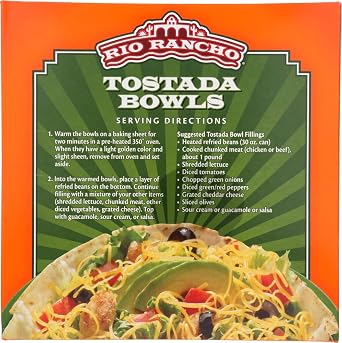 Rio Rancho Tostada Bowls, 4-Count by Source Atlantique, Inc