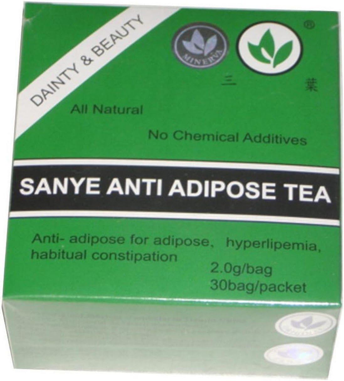 SANYE ANTI-ADIPOSE TEA & Detoxifying Laxative & Cleansing action - 30 tea bags
