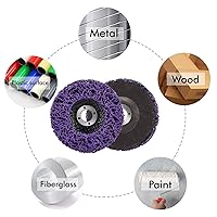 Vista 6 de Paquete de 10 discos de desbaste removedores de óxido, rueda de desbaste para amoladora angular, rueda de desbaste de pintura, discos abrasivos