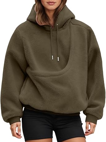 Generisch Hoodie voor dames, kersttrui, sweatshirt met capuchon, oversized, sweatshirt met capuchon, met zak aan de voorkant, draagtas, voor kleine grote katten, roze, XL