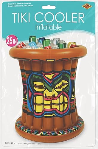Miniatura 10 de Beistle Enfriador inflable - Contenedores de bebidas para fiestas, enfriador de bebidas, decoraciones de fiesta Luau, decoraciones de fiesta