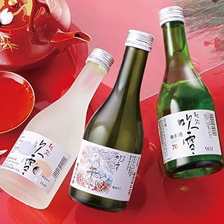 日本酒 干支ラベル 午 2026 純米大吟醸 入り 飲み比べセット 300ml 3本 セット 辛口 酒 お酒 のみくらべセット 吟醸酒 純米酒 清酒 ミニボトル お年賀 お歳暮 プレゼント ギフト 新潟 高野酒造
