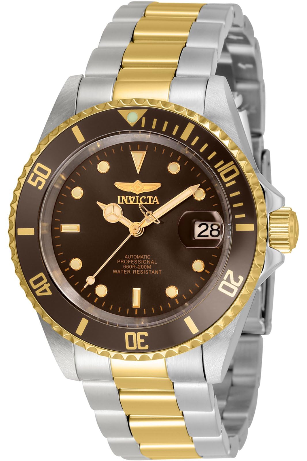 Invicta Watch Stainless Steel Automatic Watch, Two Tone