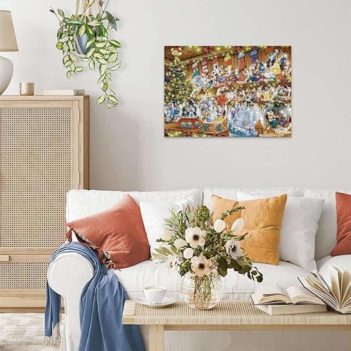 Miniatura 9 de Ravensburger Rompecabezas de globos de nieve de Disney, 1000 piezas, apto para adultos, tecnología única Softclick  Acabado vibrante y mate