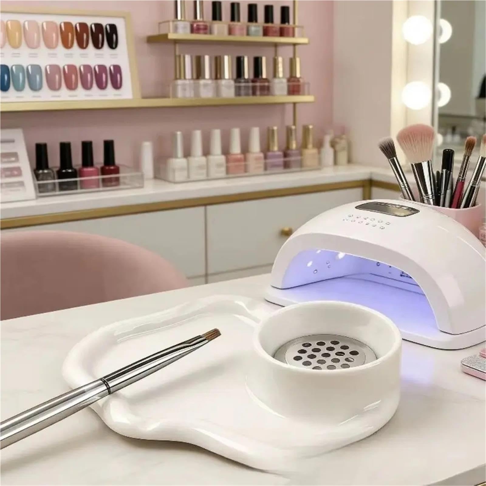 Tasse de lavage brosse portative en céramique
