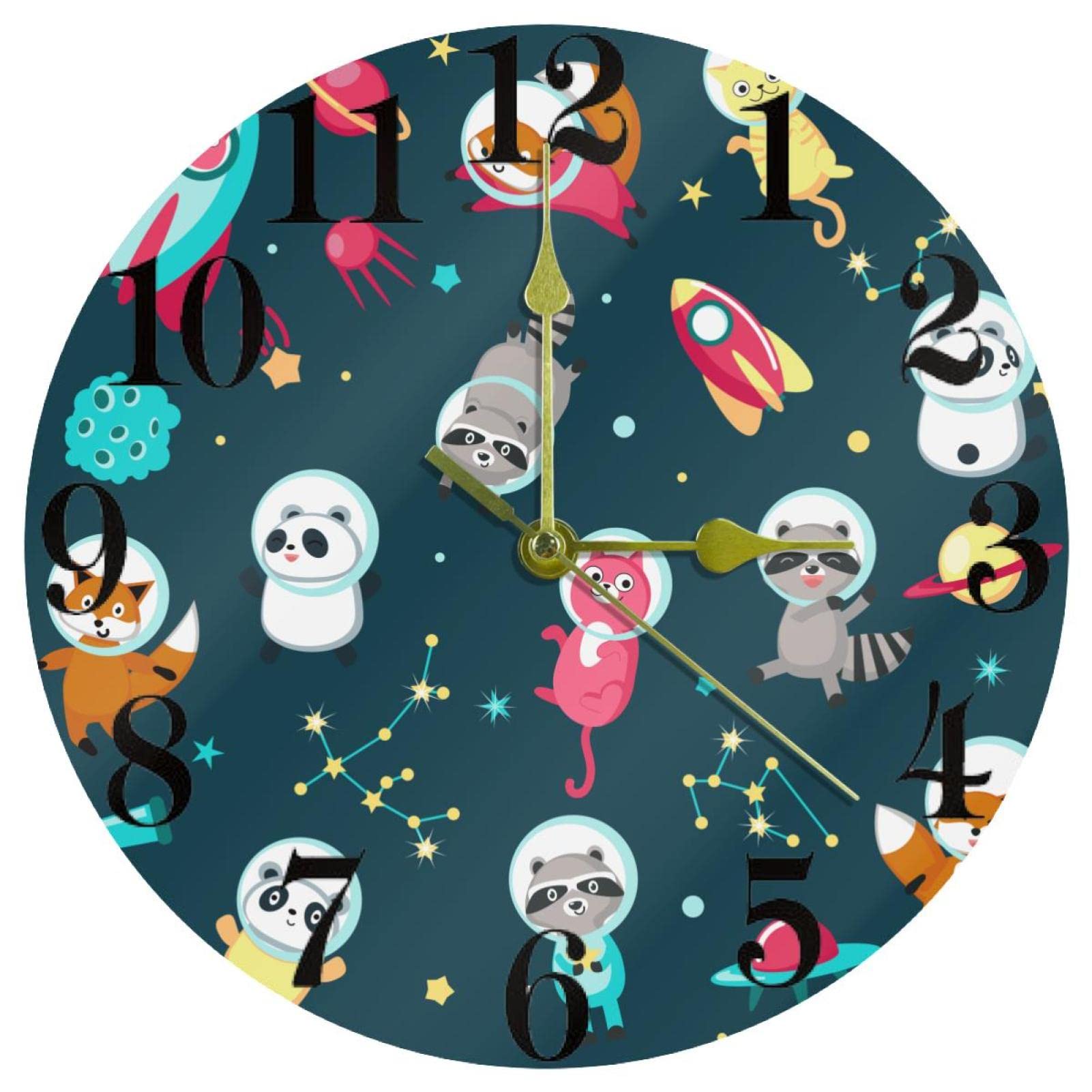 Horloge murale sans tic-tac pour supprimer les bruits de nuit