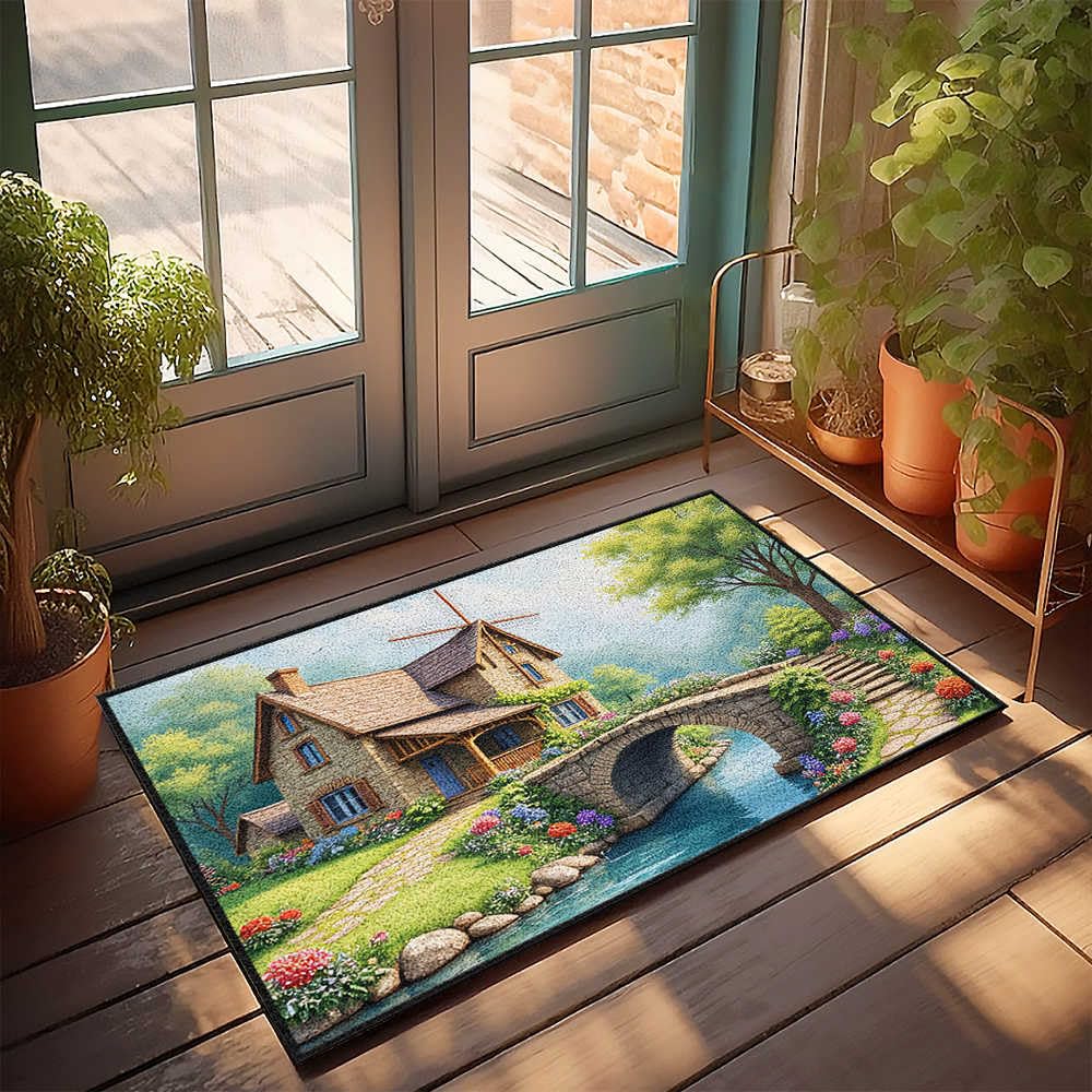 Tapis de bain de qualité supérieure au bord de la rivière 65x90