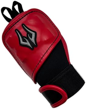 AEGIS Baseball Batting Hand and Wrist Guard, Protective Shield for Hitters, Adult, Red | Black