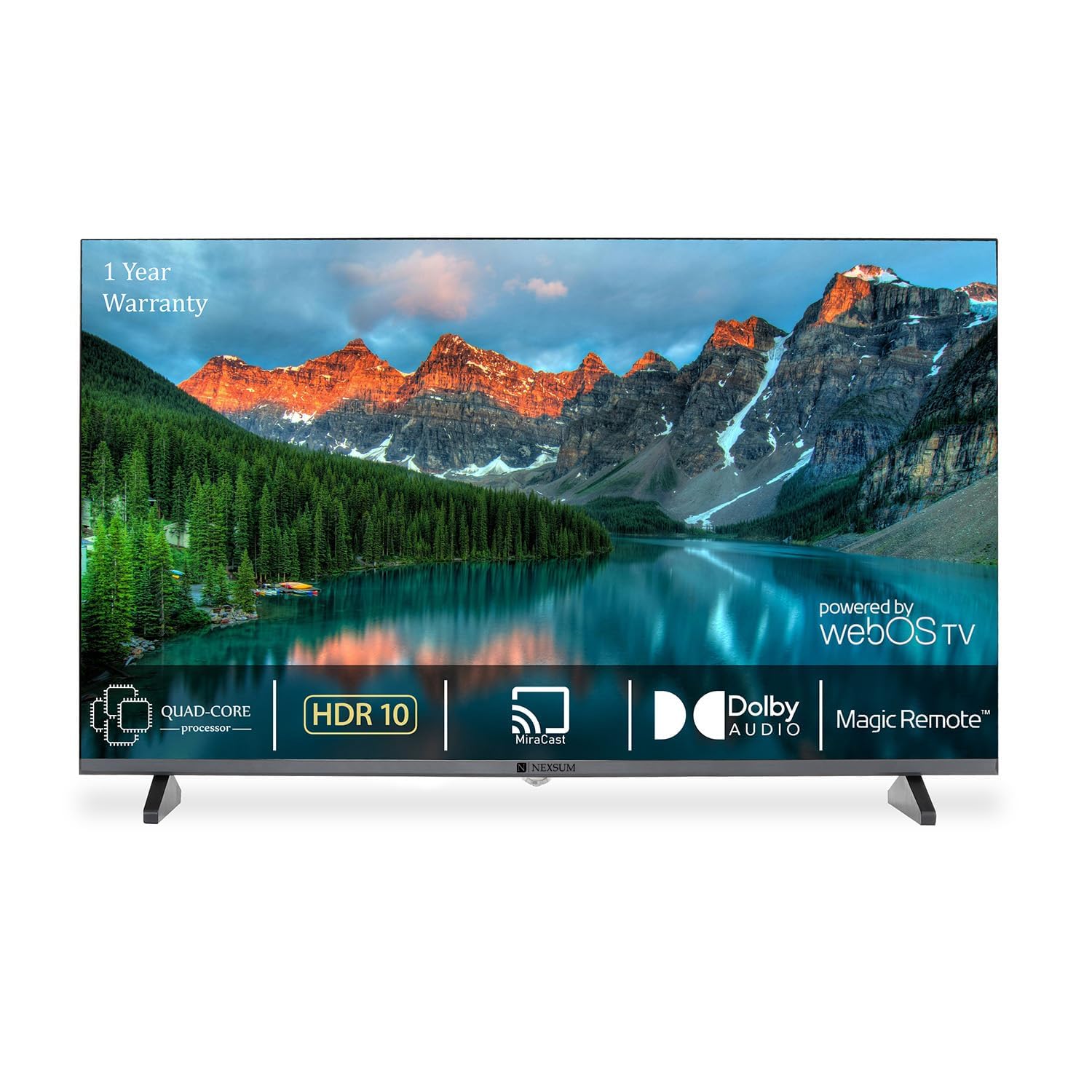 NEXSUM 140 cm (55 inches) 4K Ultra HD Smart OLED Supported apps: Netflix, Prime, sonyliv, tata-Bling, Disney+hotstar, Apple tv,YouTube (Launch Year � 2024) (Black) Nled55webosAR (B0DGF27MPF) Amazon Price History, Amazon Price Tracker