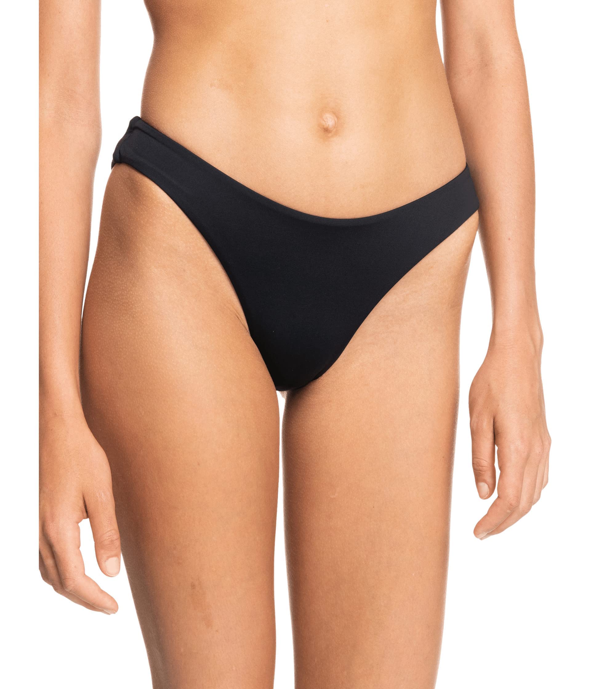 RoxyWomen's Solid Beach Classics Regular High Leg Bikini Bottom Bikini Bottoms (pack of 1)