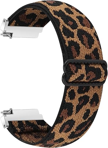 Correas de reloj de nailon elásticas ajustables – Elección de color y ancho – 0.709 in, 0.748 in, 0.787 in, 0.866 in, correas elásticas