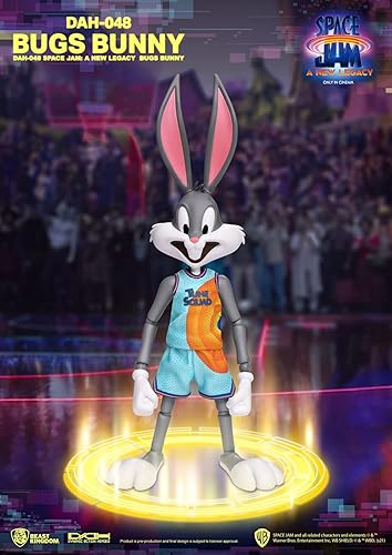 Miniatura 5 de Beast Kingdom Space Jam: A New Legacy: Bugs Bunny DAH-048 Figura de acción dinámica de 8 ction Heroes, multicolor