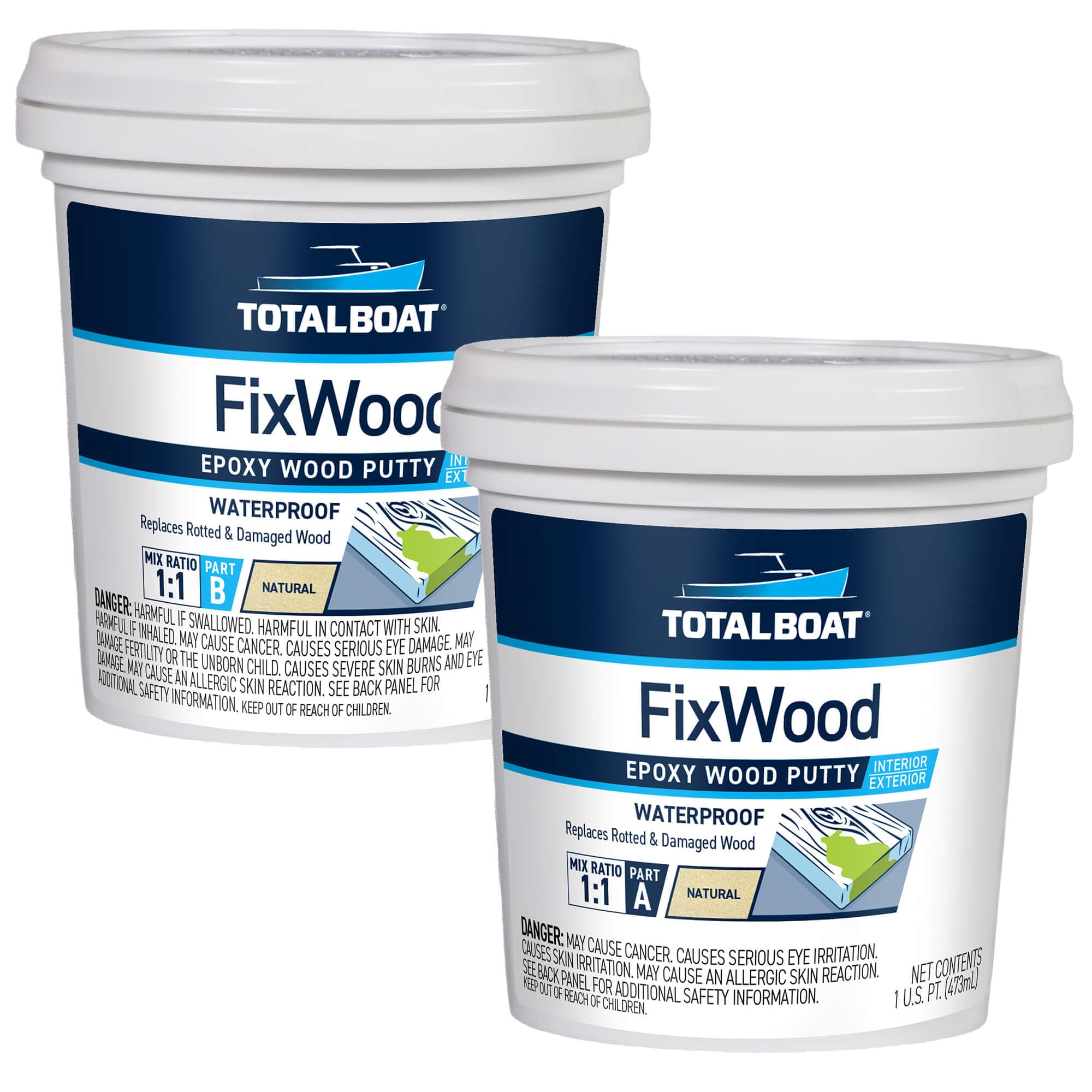 TotalBoat Fixwood Marine Grade Epoxy Putty