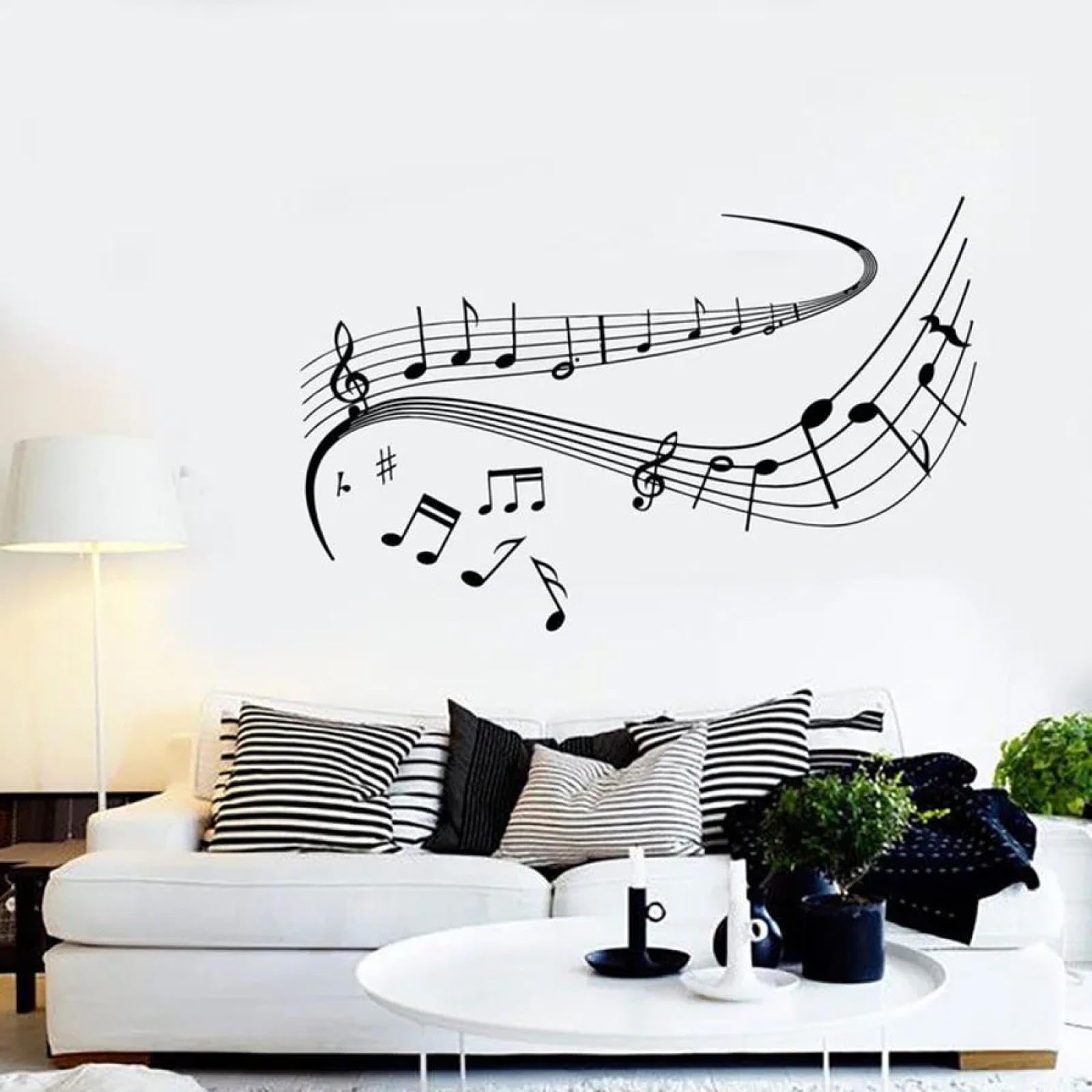 Wall Stickers, Musical Notes, Dancing, wall Stickers, Bedroom Living Room, Music Classroom, Concert, Interior Decoration