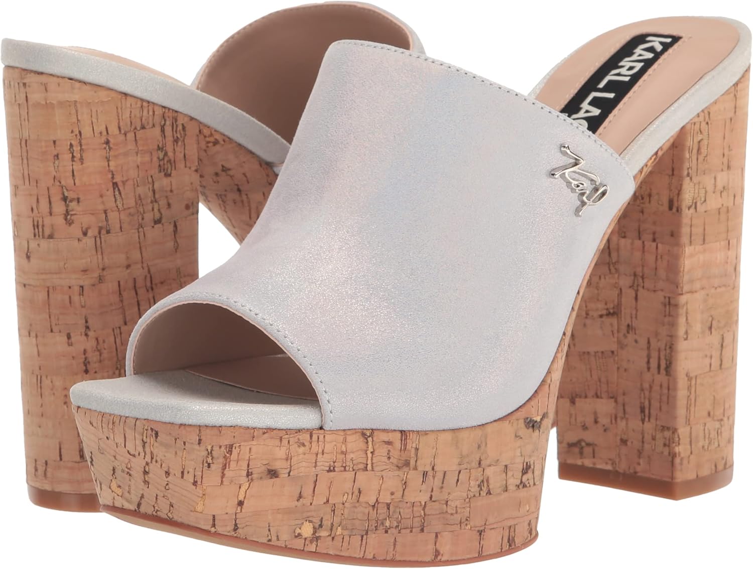 KARL LAGERFELD womens Hensley Plaform Sandal - Image 7