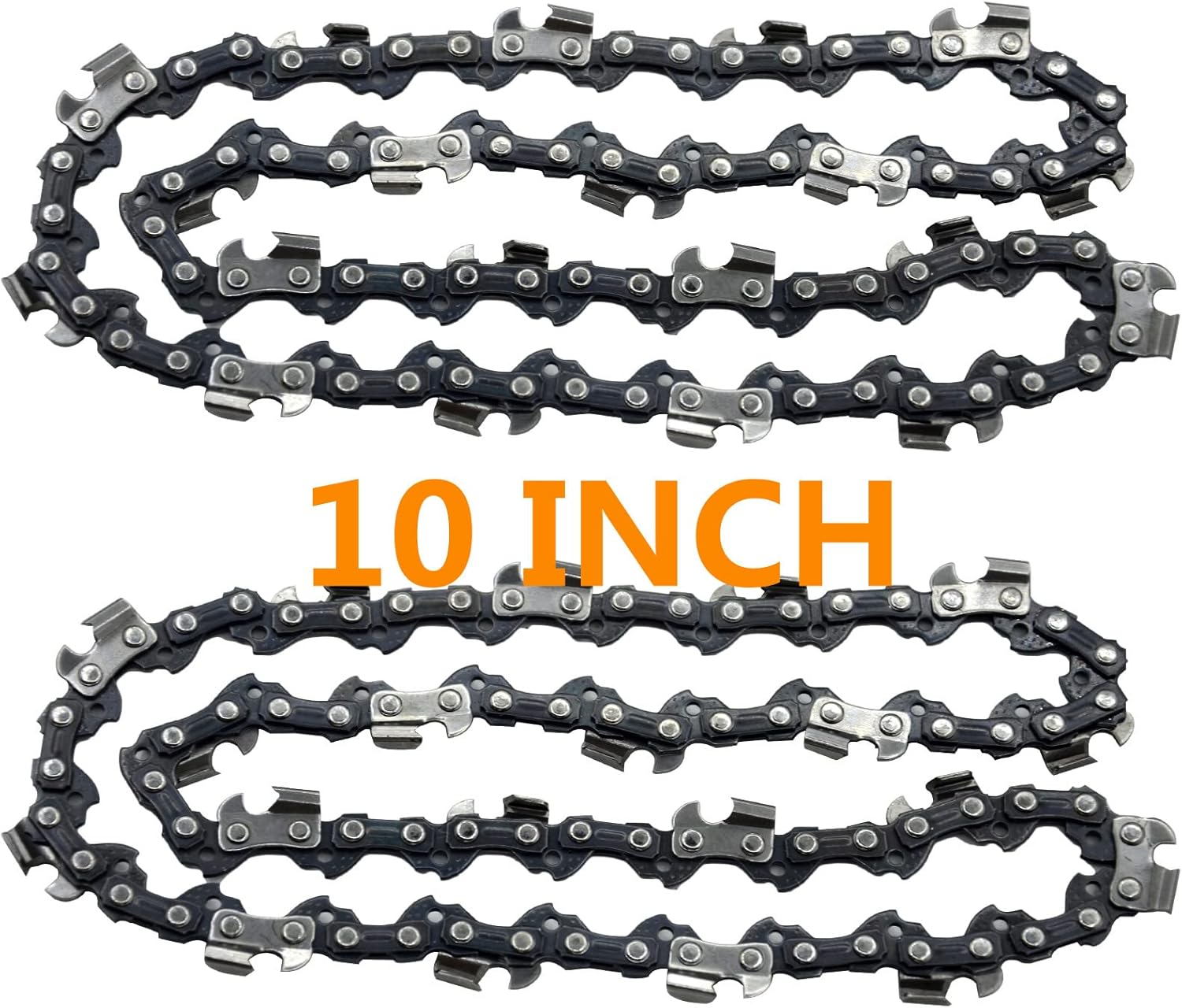 10 Inch Chainsaw Chain S40 3/8" LP Pitch .050" Gauge 40 Drive Links, 10