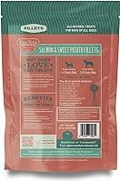 Vista 8 de Gaines Family Farmstead Filetes de salmón y batata para perros, 8 onzas, masticables suaves totalmente naturales, salmón de Alaska capturado