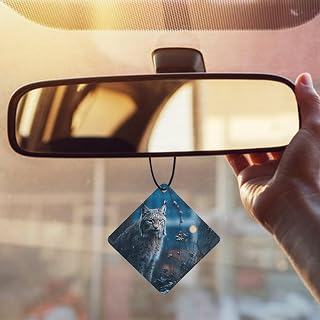 Car Air Fresheners Hanging Scented Cards for Car Female Lynx Hanging Air Freshener Fragrance Scented Cards Car Aromatherapy Tablets For Car Rearview Mirror Bedroom Bathroom