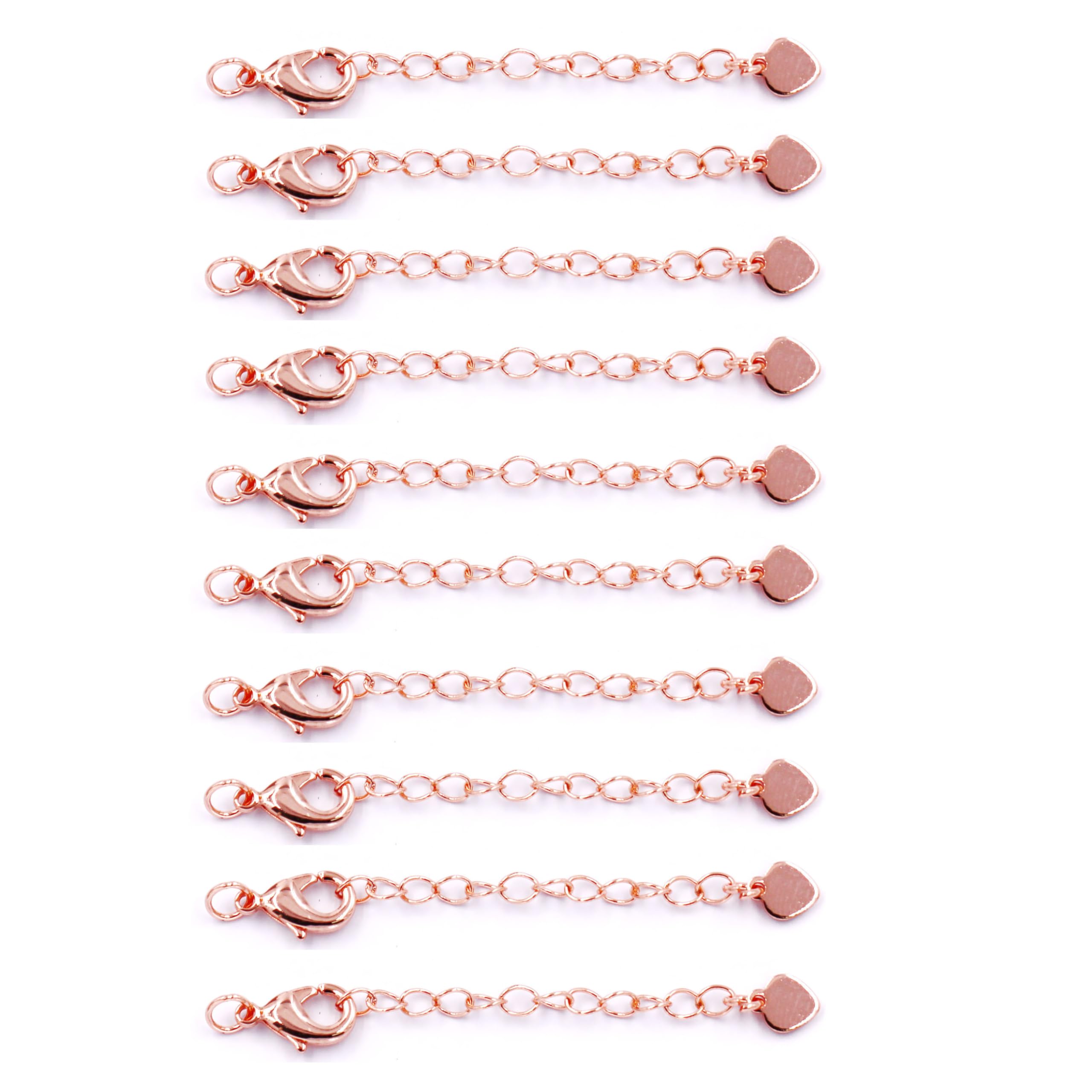 Fermoirs mousquetons or rose pour la fabrication de bijoux personnalisés à la maison