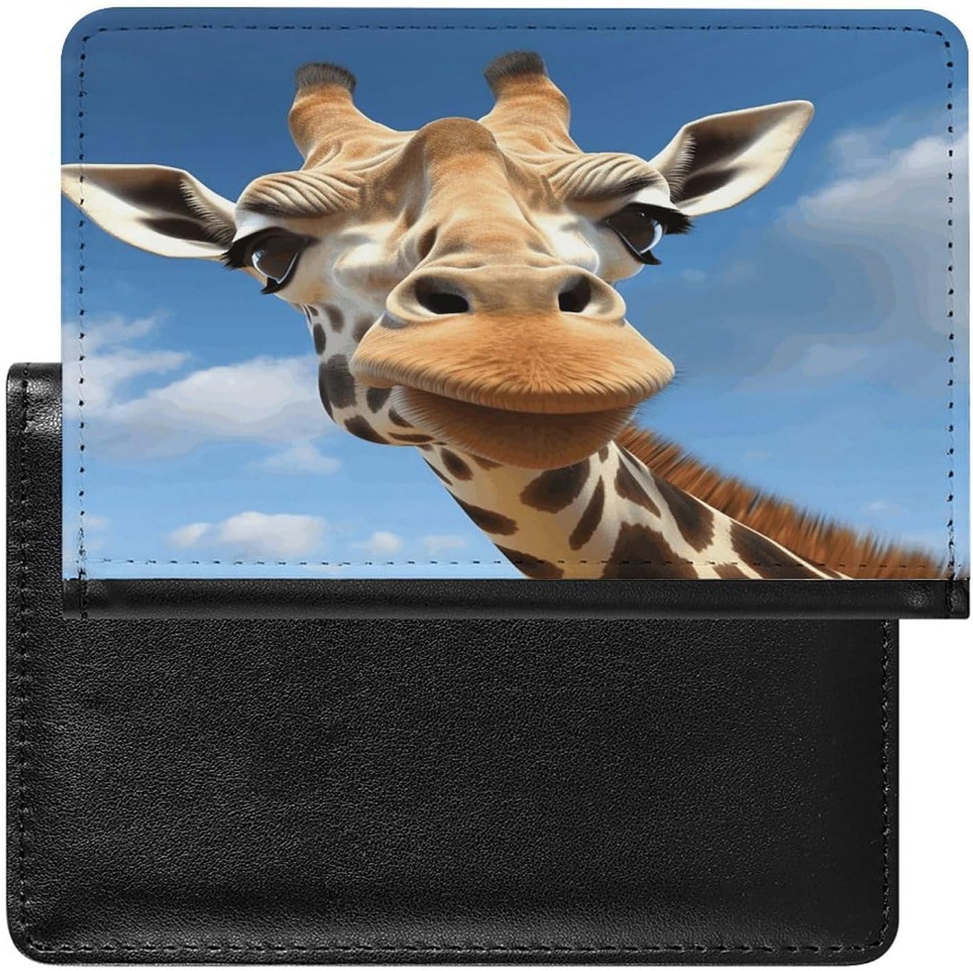 Funny Giraffe Passport Holder for Travel