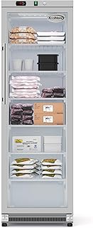 KoolMore 12 Cu. ft. Commercial Freezer with Glass Door in Stainless Steel - Manual Defrost (KM-FMD12SGD)