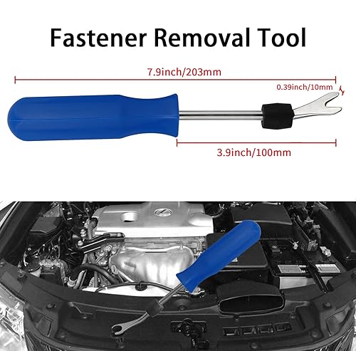 Miniatura 6 de Clips de retención de empuje para automóvil, tornillos automotrices, 845 piezas, juego de pasadores de presión de sujetador, clips de panel con 10