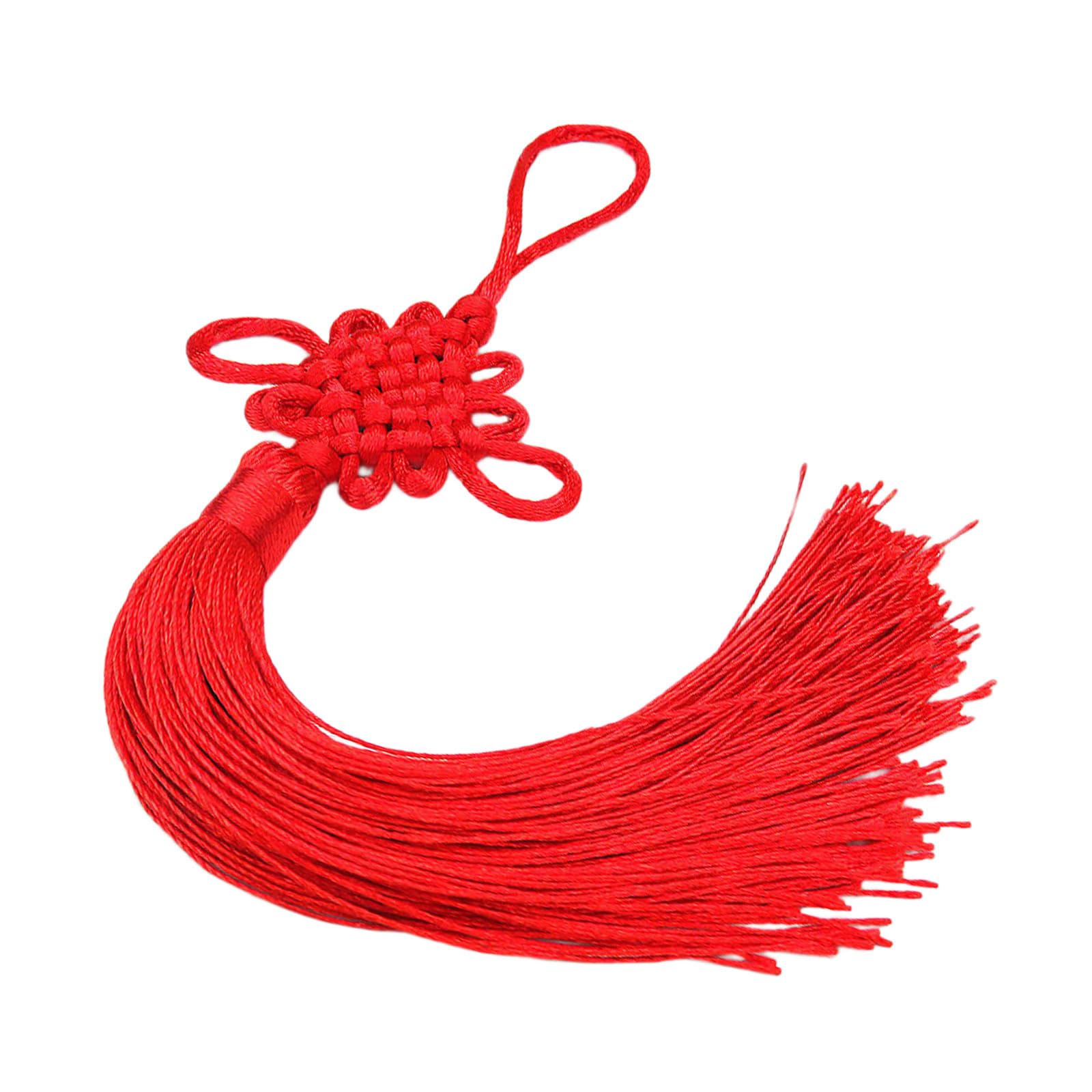 Chinese Knotting Cord Spring Festival Knot Pendant Ornament Knot with Tassels Styles Friend Knotting Cord