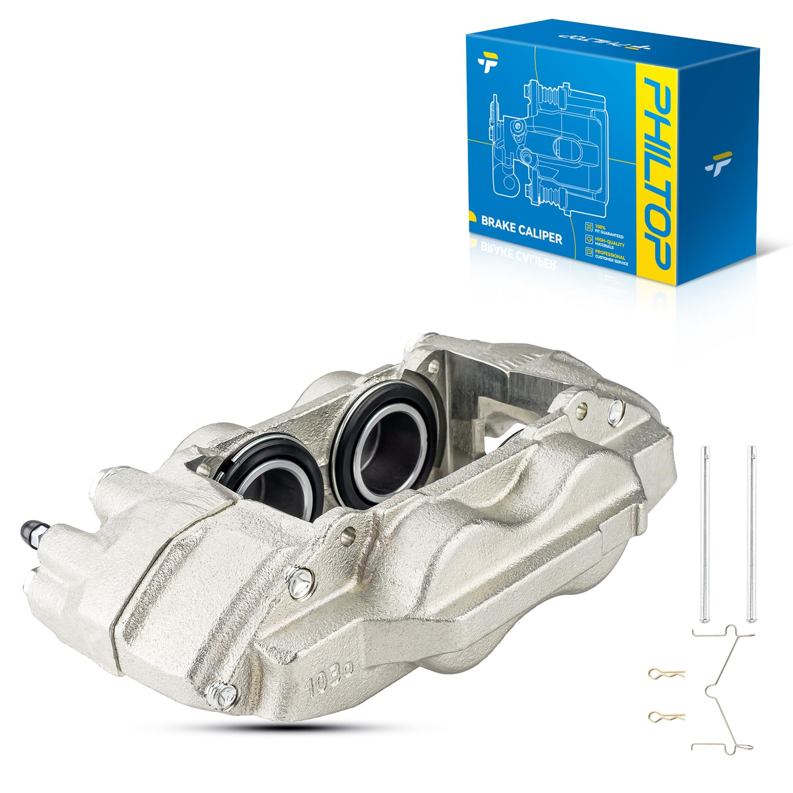 Photo 1 of PHILTOP 192767 Front Left Disc Brake Caliper Assembly Replacement For 2003-2009 4Runner, 2003-2009 GX470, 19-2767 19-P2767 Front left Driver Side