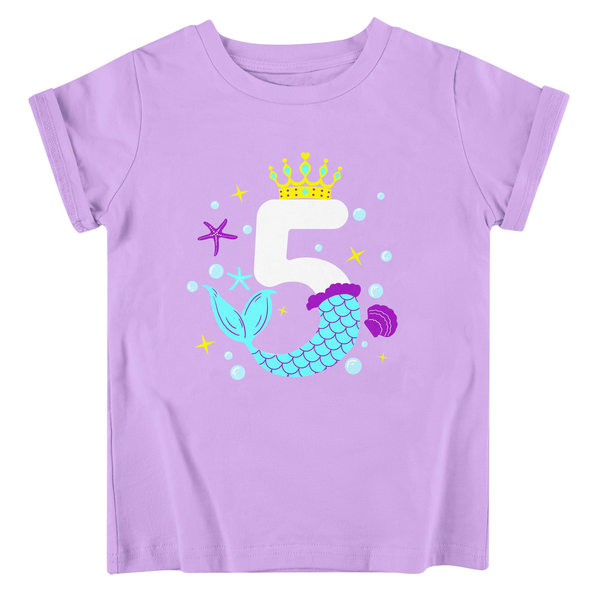 Lovekider Girls Birthday T Shirts Cotton Short Sleeve T-Shirts Tee Party Clothing 3-6 Years