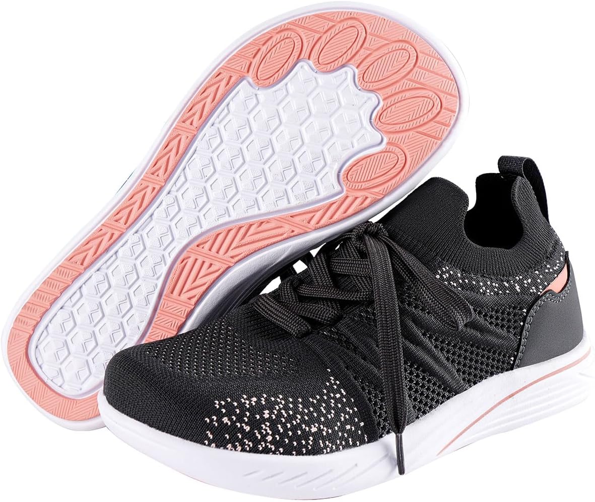 Women's Barefoot Shoes, Wide Toe Box Slip on Walking Shoes, Minimalist Breathable Sneakers for Workout Gym Travel