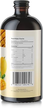 Mira's Harvest Soursop Bitters Liquid Mango Flavor, Premium Grade For Immune Boost, with Irish Moss, Burdock Root, African Mango 16oz