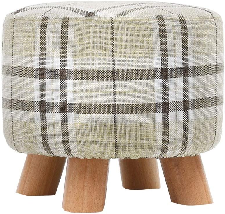 Footrest Stool/Foot Rest Sleek Minimalist Low Stool, Corridor Shoe Bench, Cute Patterned Small Bench, Multi-Colour Optional Footstool Step Stool (Colour: Gris) (Gris)